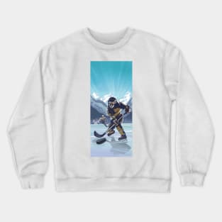 Lake Ice Hockey Crewneck Sweatshirt